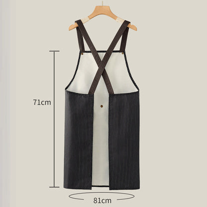 👨‍🍳 LIMITED-TIME 50% OFF! 💥 Cross-Back Waterproof Apron with Detachable Hand Towel – Oil-Proof, Breathable, No Ties ✨