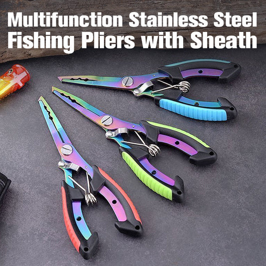 Multifunction Stainless Steel Fishing Pliers with Sheath