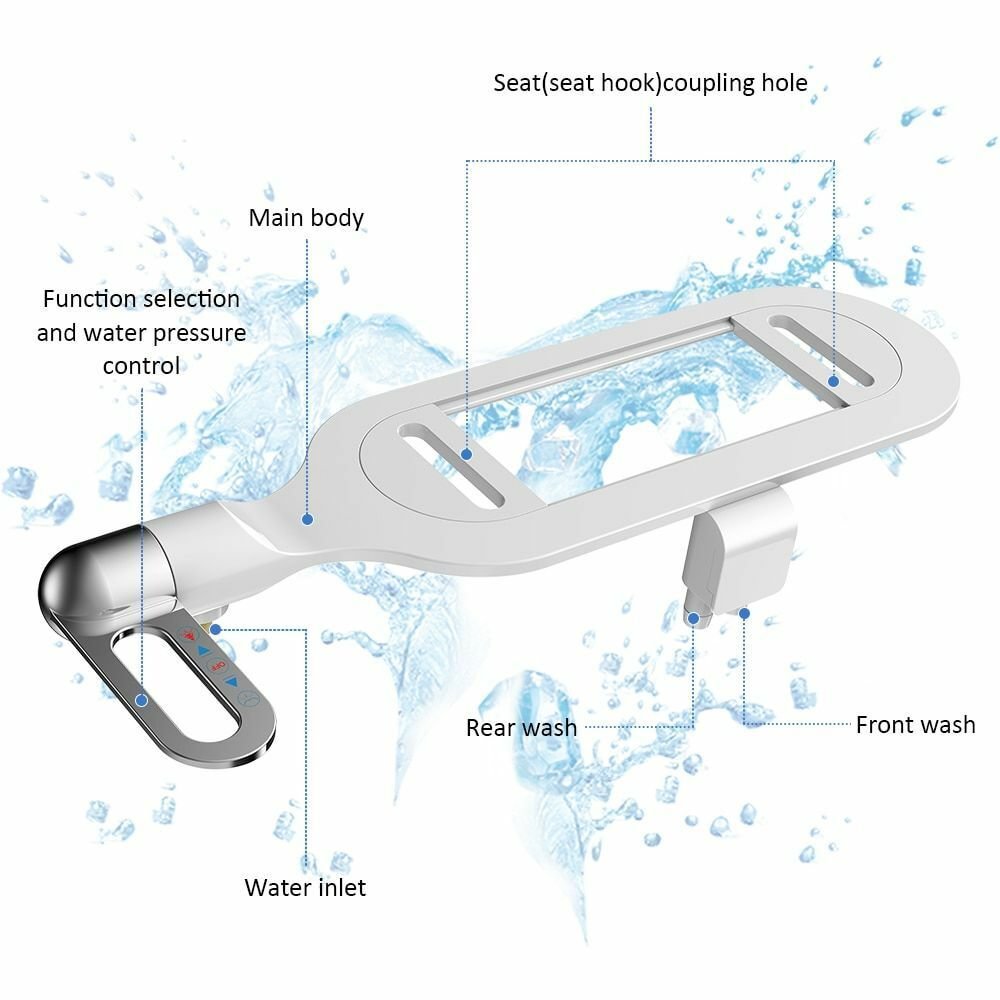 🚽 50% OFF NOW! 🚿 Non-Electric Dual Nozzle Bidet – Hygienic Self-Washing, Adjustable Water Pressure & Easy Installation Kit 🛠️