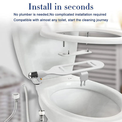 🚽 50% OFF NOW! 🚿 Non-Electric Dual Nozzle Bidet – Hygienic Self-Washing, Adjustable Water Pressure & Easy Installation Kit 🛠️