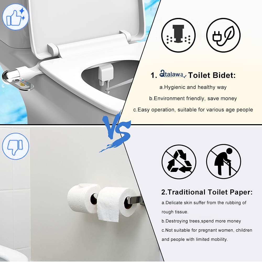 🚽 50% OFF NOW! 🚿 Non-Electric Dual Nozzle Bidet – Hygienic Self-Washing, Adjustable Water Pressure & Easy Installation Kit 🛠️