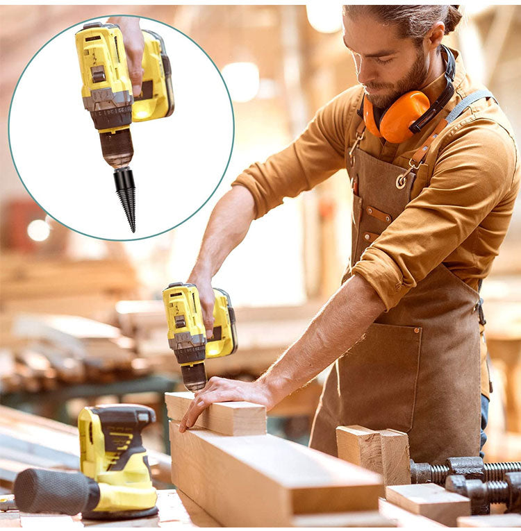 🪓 50% OFF NOW! 🔥 HEX SHANK FIREWOOD DRILL BIT - Splits Logs in Seconds, Hardened Steel Construction for Maximum Durability 🌲⚡