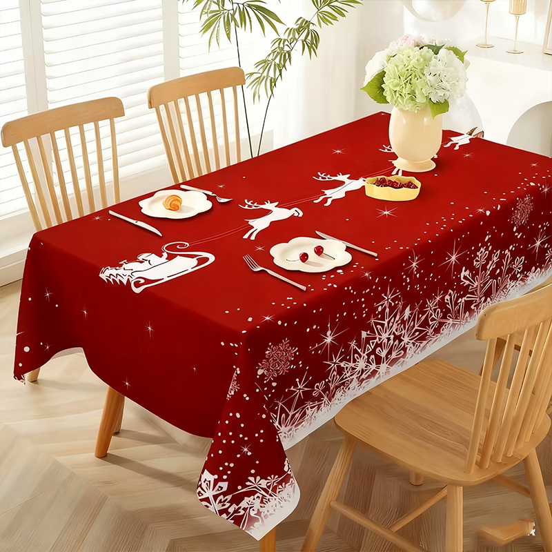 ✨Christmas Special price £9.99!！🎁Stylish Christmas Printed Tablecloth🔥