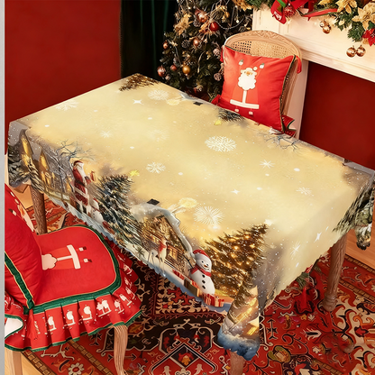 ✨Christmas Special price £9.99!！🎁Stylish Christmas Printed Tablecloth🔥