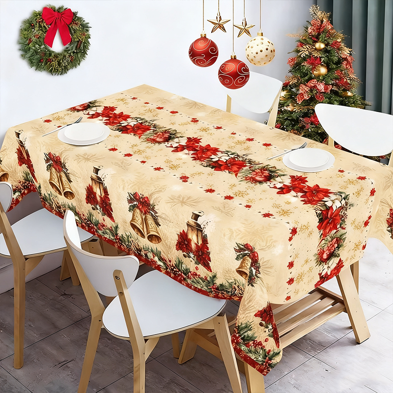 ✨Christmas Special price £9.99!！🎁Stylish Christmas Printed Tablecloth🔥