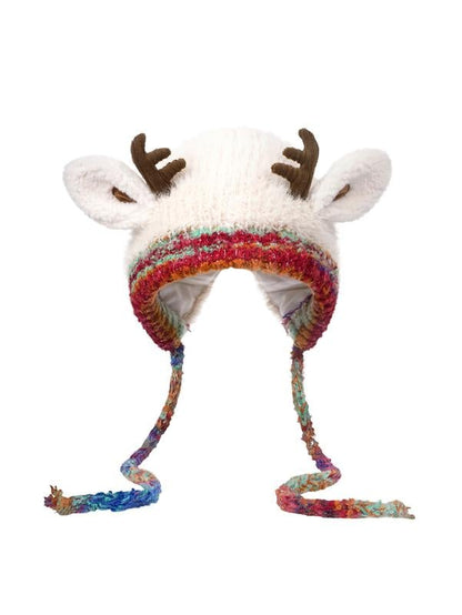 🎁🎄Christmas Sale 50% OFF! 🦌Original design Festive Christmas Antler Hat🧶