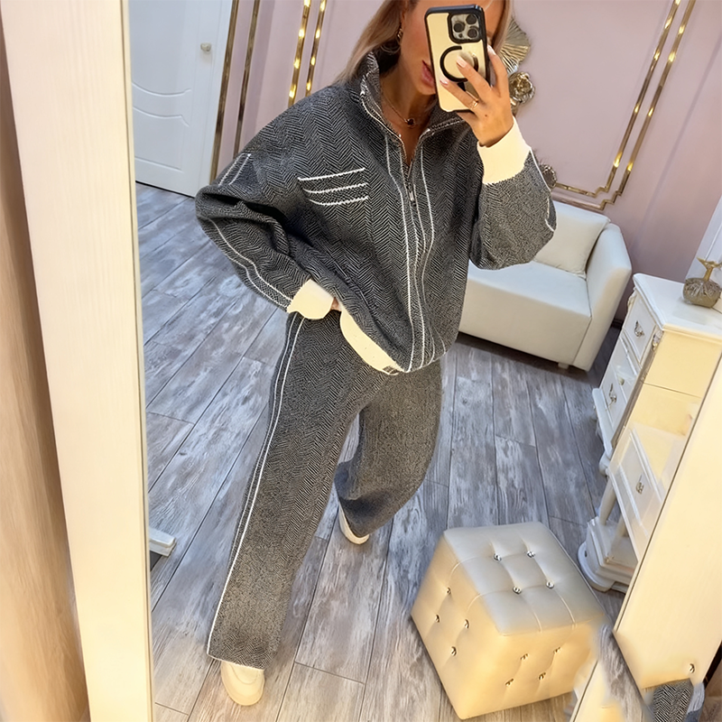 ⏳Limited-time 50% off⏰Women’s Stylish Jacket & Pants 2-Piece Set🧥👖