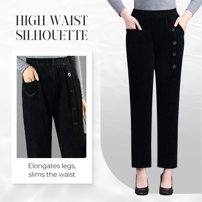 ❄️Winter Hot Sale 50% OFF🔥Women's High-Waist Plush-Lined Warm Pants