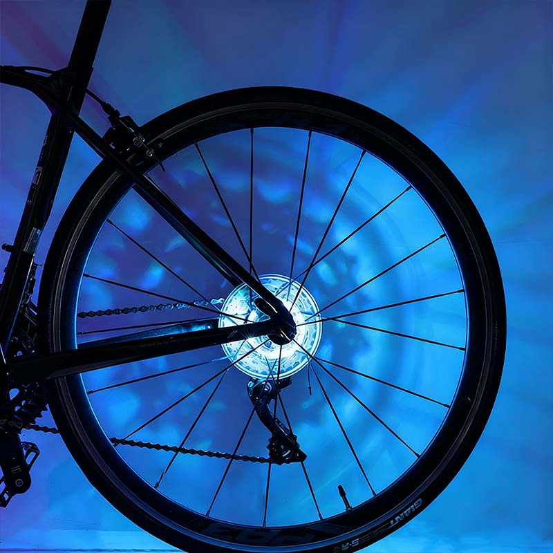 🔥 Hot Sale 50% OFF 🔥 LED Cycling Wheel Hub Light for Night Riding