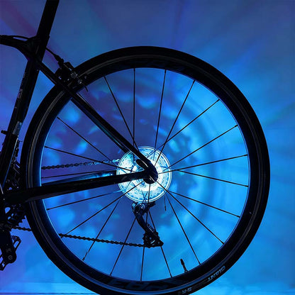 🔥 Hot Sale 50% OFF 🔥 LED Cycling Wheel Hub Light for Night Riding