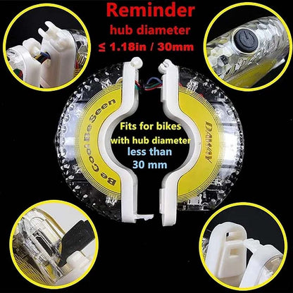 🔥 Hot Sale 50% OFF 🔥 LED Cycling Wheel Hub Light for Night Riding