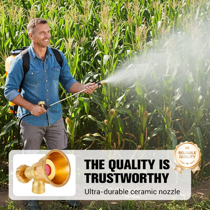 🔥⏳Hot Sale!🚨 Adjustable Brass Nozzle Spray for Agricultural Sprayer