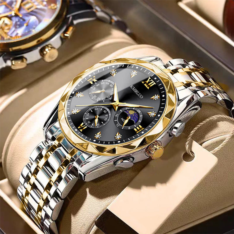 🔥 Men's Waterproof Quartz Watch - Stylish & Durable, Perfect for Daily Wear and Outdoor Activities ✨