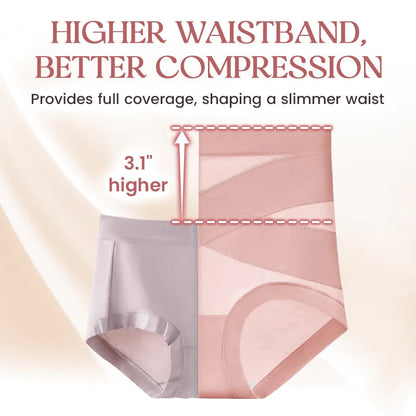 High Waisted Tummy Control Hip Lifting Breathable Panties