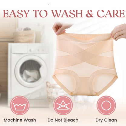High Waisted Tummy Control Hip Lifting Breathable Panties