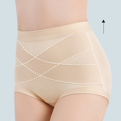 High Waisted Tummy Control Hip Lifting Breathable Panties