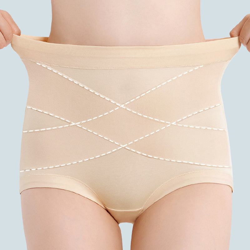 High Waisted Tummy Control Hip Lifting Breathable Panties