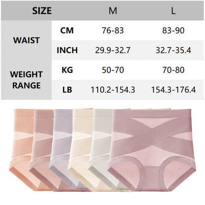 High Waisted Tummy Control Hip Lifting Breathable Panties