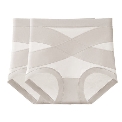 High Waisted Tummy Control Hip Lifting Breathable Panties