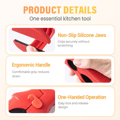 🍽️ 3-in-1 Silicone Bowl & Plate Clamp | LAST DAY 65% OFF!! | Non-Slip Grip for Food Storage & Transport | Final Chance Kitchen Helper Gift 🎅✨