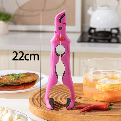 🍽️ 3-in-1 Silicone Bowl & Plate Clamp | LAST DAY 65% OFF!! | Non-Slip Grip for Food Storage & Transport | Final Chance Kitchen Helper Gift 🎅✨