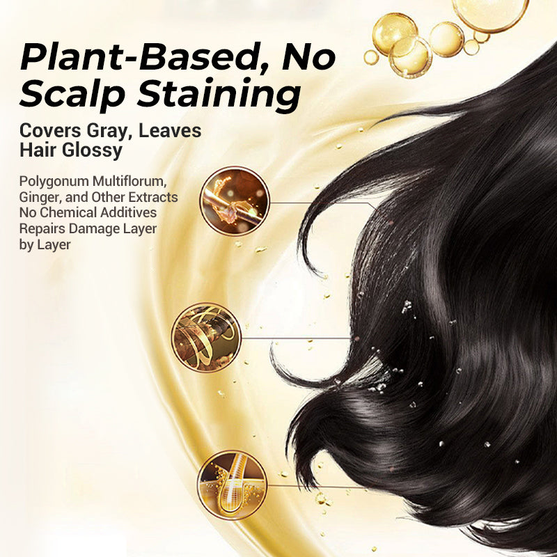 💆‍♀️ 50% OFF NOW! ✨ 2-in-1 Bubble Hair Color Kit – Root Touch-Up, Full Coverage & Salon Quality at Home 🎨