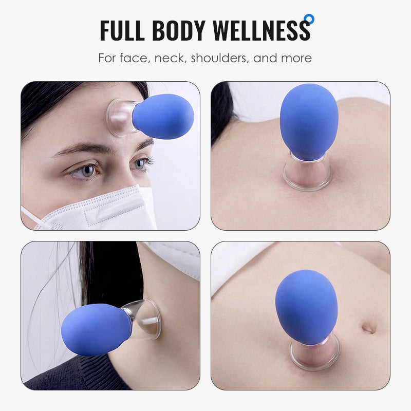 🎁Glass and Silicone Vacuum Suction Massage Cups