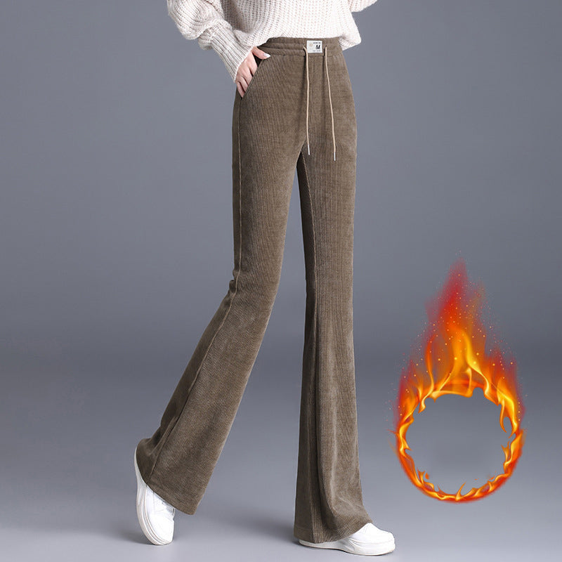 ⏳Limited-time 50% off⏰Women's Thick High Waist Drawstring Long Pants👖