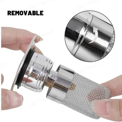 🔥Stainless Steel Floor Drain Filter – Stop Hair Clogs Before They Start