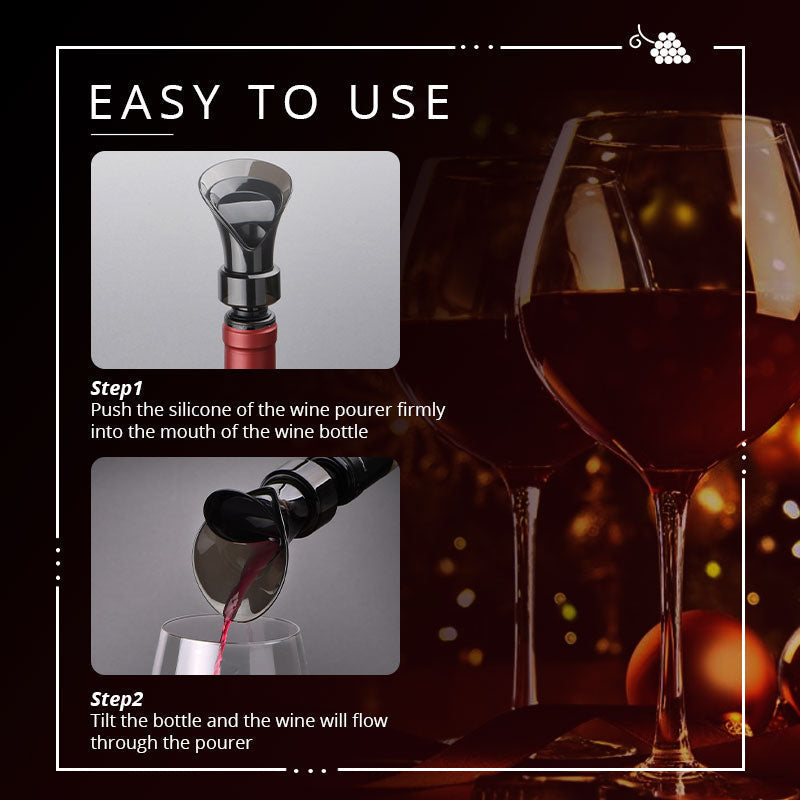 📢📢50%  OFF !! ⏰2 In 1 Red Wine Stopper