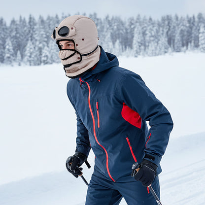 🔥Unisex Winter Thermal Hat with Glasses