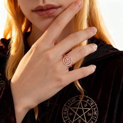 📢📢67 %  OFF !! ⏰Elegant 2-Tone Celtic Knot Zircon Ring