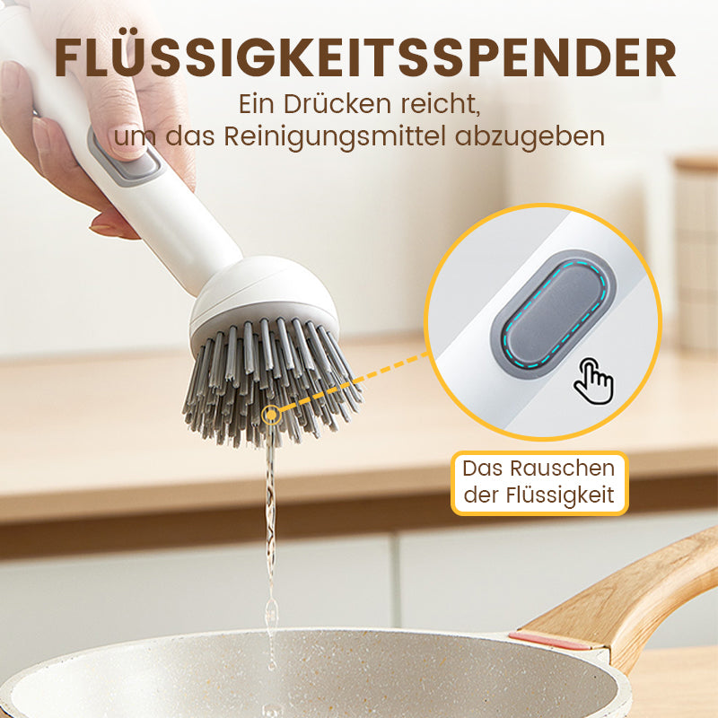 🌟BUY 2, GET 1 FREE! ✨Rotating cleaning brush with long handle for dishes and pots