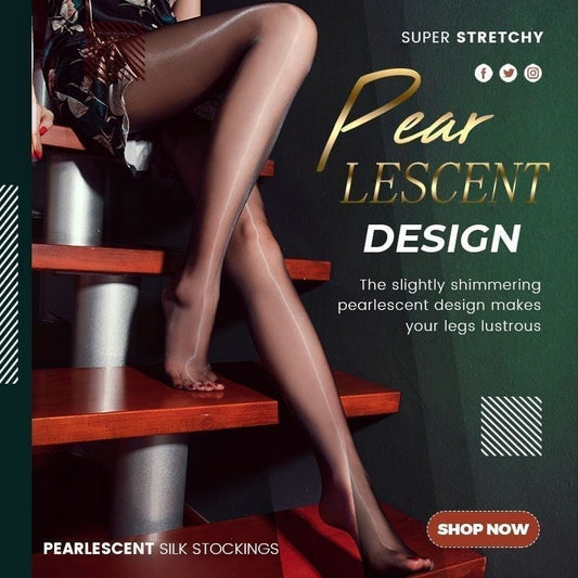🔥Hot Sale - 49% OFF🔥Pearlescent Silk Stockings Sexy Nylon Pantyhose