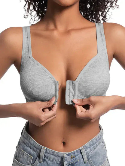 🔥Last Day 50% OFF🔥Easy-on Front Closure Wireless Support Bra