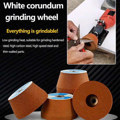 📢📢50%  OFF !! ⏰Ultra-Durable White Corundum Metal Grinding Wheel - Powerful Rust Removal and Smooth Grinding