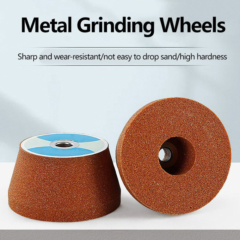 📢📢50%  OFF !! ⏰Ultra-Durable White Corundum Metal Grinding Wheel - Powerful Rust Removal and Smooth Grinding