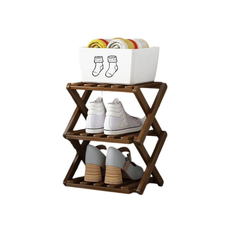 👞 50% OFF! ✨ Foldable Bamboo Shoe Rack – Heavy-Duty Free-Standing Organizer – 100% Natural Alpine Bamboo, Tool-Free 5-Second Scissor Fold Setup, Sturdy High-Load X-Structure & Ultra-Compact Flat Storage – 2-10 Tiers 2 Colors 🌿