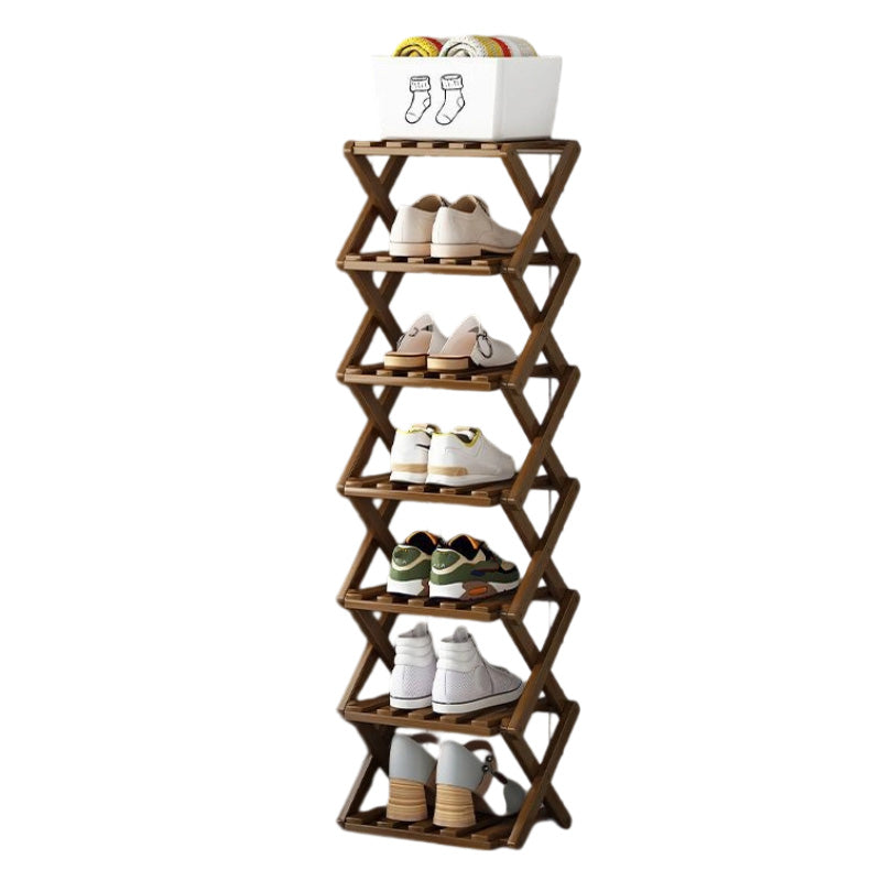 👞 50% OFF! ✨ Foldable Bamboo Shoe Rack – Heavy-Duty Free-Standing Organizer – 100% Natural Alpine Bamboo, Tool-Free 5-Second Scissor Fold Setup, Sturdy High-Load X-Structure & Ultra-Compact Flat Storage – 2-10 Tiers 2 Colors 🌿