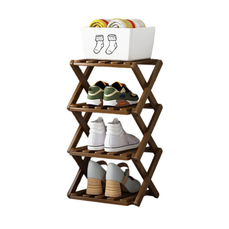 👞 50% OFF! ✨ Foldable Bamboo Shoe Rack – Heavy-Duty Free-Standing Organizer – 100% Natural Alpine Bamboo, Tool-Free 5-Second Scissor Fold Setup, Sturdy High-Load X-Structure & Ultra-Compact Flat Storage – 2-10 Tiers 2 Colors 🌿