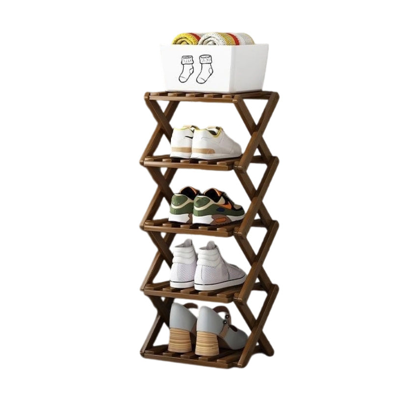 👞 50% OFF! ✨ Foldable Bamboo Shoe Rack – Heavy-Duty Free-Standing Organizer – 100% Natural Alpine Bamboo, Tool-Free 5-Second Scissor Fold Setup, Sturdy High-Load X-Structure & Ultra-Compact Flat Storage – 2-10 Tiers 2 Colors 🌿