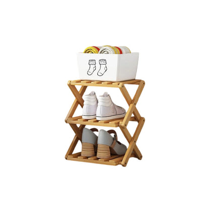 👞 50% OFF! ✨ Foldable Bamboo Shoe Rack – Heavy-Duty Free-Standing Organizer – 100% Natural Alpine Bamboo, Tool-Free 5-Second Scissor Fold Setup, Sturdy High-Load X-Structure & Ultra-Compact Flat Storage – 2-10 Tiers 2 Colors 🌿