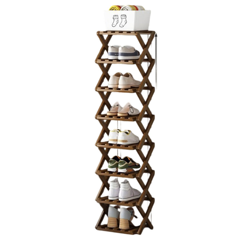 👞 50% OFF! ✨ Foldable Bamboo Shoe Rack – Heavy-Duty Free-Standing Organizer – 100% Natural Alpine Bamboo, Tool-Free 5-Second Scissor Fold Setup, Sturdy High-Load X-Structure & Ultra-Compact Flat Storage – 2-10 Tiers 2 Colors 🌿