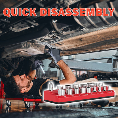 Precision magnetic socket holder set