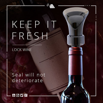 🎉  2 In 1 Red Wine Stopper