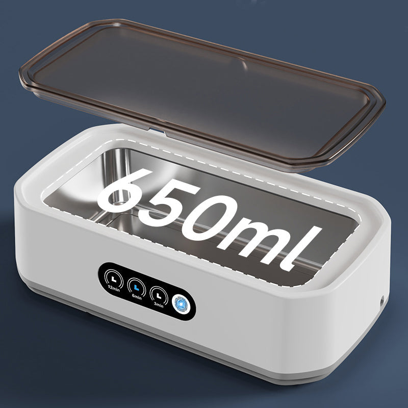 📢📢60%  OFF !! ⏰650ml Ultrasonic Cleaner for Jewelry & Glasses+