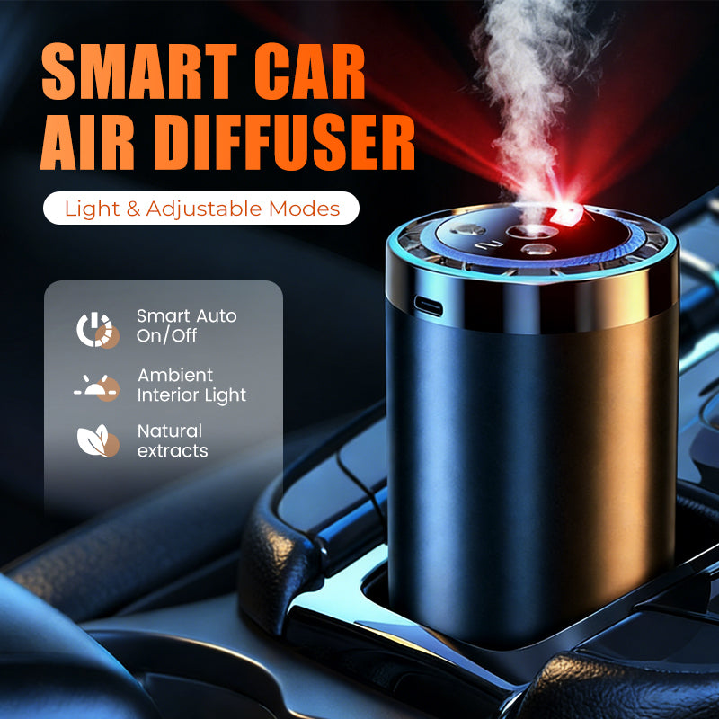 🚗 2026 Sale — Over 26,500 Sold!✨Smart Car Diffuser – Ambient Light & Spray Modes 💨