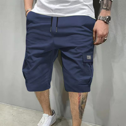 ⏳Time-Limited Special⏰Men's Drawstring Cargo Shorts – Lightweight, Multi-Pocket, Casual Comfort 🍂