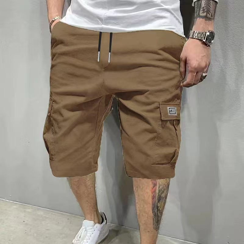 ⏳Time-Limited Special⏰Men's Drawstring Cargo Shorts – Lightweight, Multi-Pocket, Casual Comfort 🍂