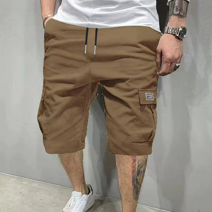 ⏳Time-Limited Special⏰Men's Drawstring Cargo Shorts – Lightweight, Multi-Pocket, Casual Comfort 🍂